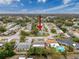 Property location shown from above, highlighting neighborhood context at 8015 Pequena Dr, Port Richey, FL 34668