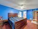Main bedroom with ensuite bathroom and mirrored closet at 8015 Pequena Dr, Port Richey, FL 34668