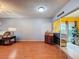 Bright living room with hardwood floors and comfy seating at 8015 Pequena Dr, Port Richey, FL 34668