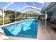 Relaxing screened-in pool area, perfect for entertaining at 13313 Brigham Ln, Hudson, FL 34667