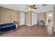 Spacious bedroom with wood-look floors and ample closet space at 1333 Normandy Blvd, Holiday, FL 34691