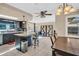 Bright kitchen features an island and dining area at 1333 Normandy Blvd, Holiday, FL 34691
