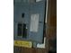 Older electrical panel with various breakers at 13618 Stacey Dr, Hudson, FL 34667