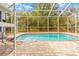 Enjoyable pool and spacious screened enclosure at 14325 Highgrove Rd, Brooksville, FL 34609