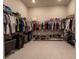 Large walk-in closet with ample hanging space and shelving at 18025 Nimick Rd, Weeki Wachee, FL 34614