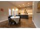 Kitchen features a dining area with a round table and chairs at 18025 Nimick Rd, Weeki Wachee, FL 34614