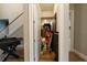 Hallway with access to additional storage space at 18025 Nimick Rd, Weeki Wachee, FL 34614