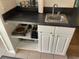 Compact kitchen with toaster and hotplate at 21103 Patio View Ct # 3105, Lutz, FL 33558