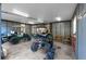 Spacious garage with room for golf cart and ATV at 23051 Lake Lindsey Rd, Brooksville, FL 34601