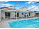 Refreshing pool with extended patio at 2643 Narcissus Dr, Holiday, FL 34691