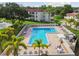 L shaped pool and surrounding deck area at 2700 Bayshore Blvd # 3108, Dunedin, FL 34698