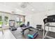 Well-equipped fitness center with treadmills, weights, and exercise mats at 2700 Bayshore Blvd # 3108, Dunedin, FL 34698