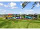 Community kayak storage with many colorful kayaks at 2700 Bayshore Blvd # 3108, Dunedin, FL 34698