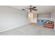 Living room with seating area and ceiling fan at 2700 Bayshore Blvd # 3108, Dunedin, FL 34698