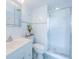 Clean bathroom with shower, toilet and vanity at 4426 Pelorus Dr # 4426, New Port Richey, FL 34652