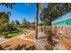 Walkway to condo with charming mural and landscaping at 4426 Pelorus Dr # 4426, New Port Richey, FL 34652