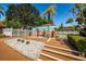 Quaint community building featuring a beach-themed mural at 4426 Pelorus Dr # 4426, New Port Richey, FL 34652