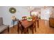 Bright dining room with wooden table at 4426 Pelorus Dr # 4426, New Port Richey, FL 34652