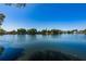 Scenic view of a tranquil lake and waterfront homes at 4426 Pelorus Dr # 4426, New Port Richey, FL 34652