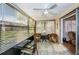 Sunroom with seating area and work space at 4426 Pelorus Dr # 4426, New Port Richey, FL 34652
