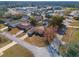 Aerial view showcasing the home's neighborhood setting at 5948 Lyon Rd, Spring Hill, FL 34606