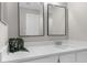 Updated bathroom with a modern vanity and dual sinks at 5948 Lyon Rd, Spring Hill, FL 34606