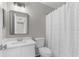 Guest bathroom with single sink and shower/tub combo at 5948 Lyon Rd, Spring Hill, FL 34606