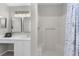 Clean bathroom with a shower/tub combo and updated fixtures at 5948 Lyon Rd, Spring Hill, FL 34606