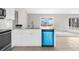 Updated kitchen with stainless steel appliances and island at 5948 Lyon Rd, Spring Hill, FL 34606