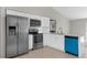 Modern kitchen with stainless steel appliances and island at 5948 Lyon Rd, Spring Hill, FL 34606
