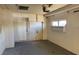 Garage with ample storage shelving and workshop space at 705 Churchill Pl, Sun City Center, FL 33573