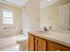 Simple bathroom with single vanity and bathtub at 1413 Morning Rose Pl, Trinity, FL 34655