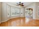Breakfast nook with access to the patio and pool area at 1413 Morning Rose Pl, Trinity, FL 34655