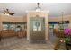 Spacious entryway with tile floors, seating area, and dining area at 1523 Fishing Lake Dr, Odessa, FL 33556