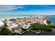 Aerial view showcasing resort's beachfront location at 1603 N Gulf N Dr # 30, Bradenton Beach, FL 34217