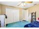 Bedroom with double bed and spacious closet at 18164 Winding Oaks Blvd, Hudson, FL 34667