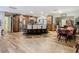 Spacious kitchen with island, stainless steel appliances, and wood cabinets at 18923 Rolling Oak Dr, Hudson, FL 34667