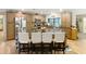 Spacious kitchen with an island and stainless steel appliances at 18923 Rolling Oak Dr, Hudson, FL 34667