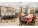Eat-in kitchen with island and stainless steel appliances at 18923 Rolling Oak Dr, Hudson, FL 34667
