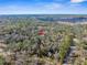 Aerial view showing a house surrounded by trees at 22770 Skyview Cir, Brooksville, FL 34602