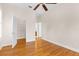 Bedroom with hardwood floors and walk-in closet at 22770 Skyview Cir, Brooksville, FL 34602