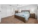 Cozy bedroom with carpeted floors and built-in storage at 3215 Rose Arbor Dr, Hernando Beach, FL 34607