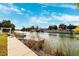 Nice walkway leading to a private canal at 3215 Rose Arbor Dr, Hernando Beach, FL 34607