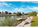 Relaxing canal view with private dock and seating at 3215 Rose Arbor Dr, Hernando Beach, FL 34607