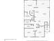One-story floor plan with primary bedroom and 2 bedrooms at 3215 Rose Arbor Dr, Hernando Beach, FL 34607