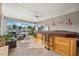 Hot tub with screened-in patio overlooking canal at 3215 Rose Arbor Dr, Hernando Beach, FL 34607