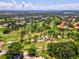 Aerial view of community golf course at 3259 Hilary Cir # 1C, Palm Harbor, FL 34684