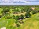 Aerial view of community golf course at 3259 Hilary Cir # 1C, Palm Harbor, FL 34684