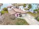 Single-Gathering home with pink door, waterfront at 3265 Gardenia Dr, Hernando Beach, FL 34607