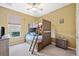 Bedroom with a bunk bed and nightstand at 3414 Graycliff Ln, Brandon, FL 33511